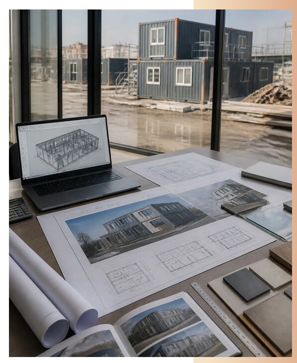 Проектирование модульных зданий в Чернушке по цене от 25390 р. | БытовкаПрофи-Чрш